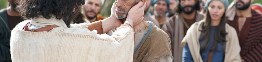 Jesus heals a deaf man in Capernaum